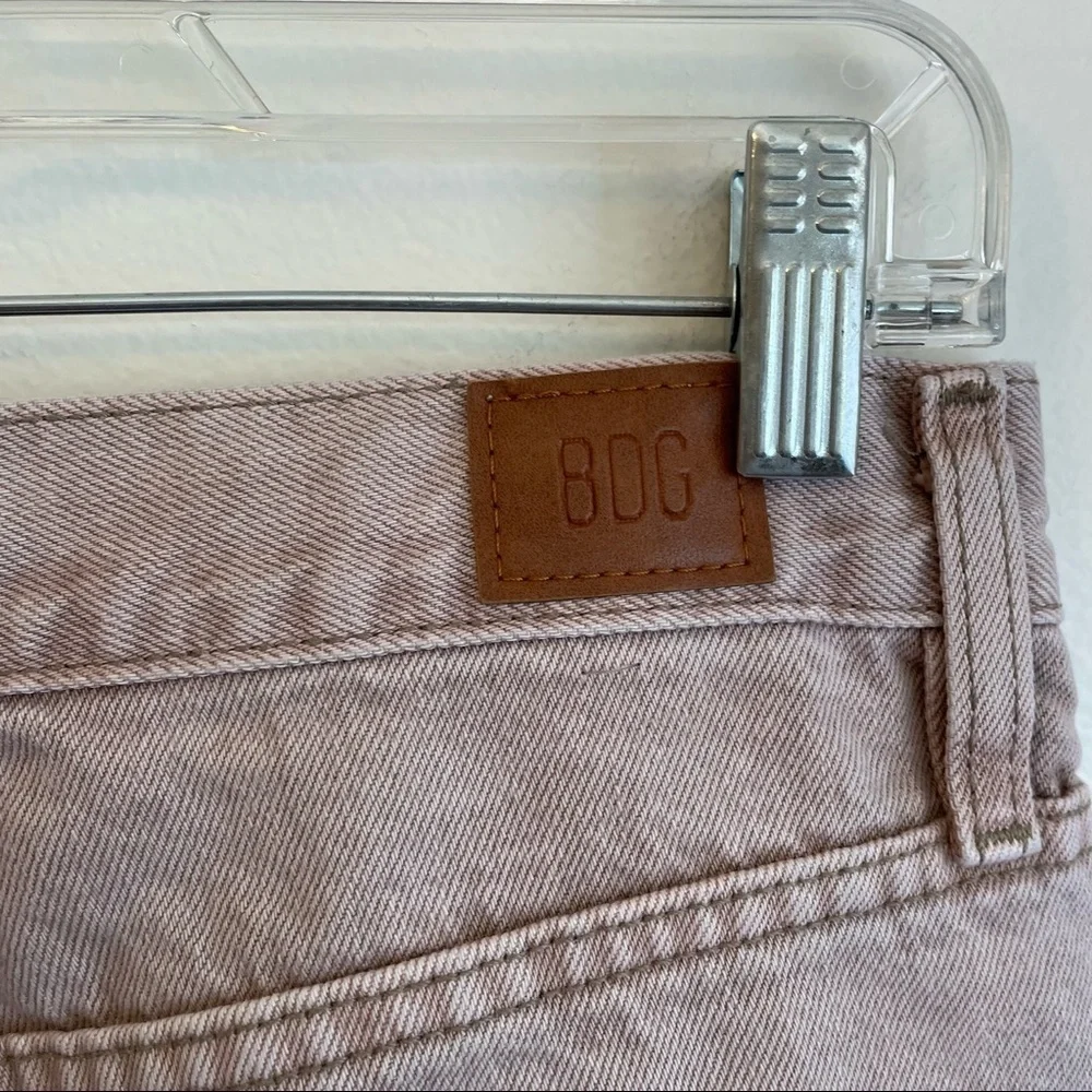 Urban Outfitters Cowboy jeans western beige pink high rise straight leg 90s Y2k